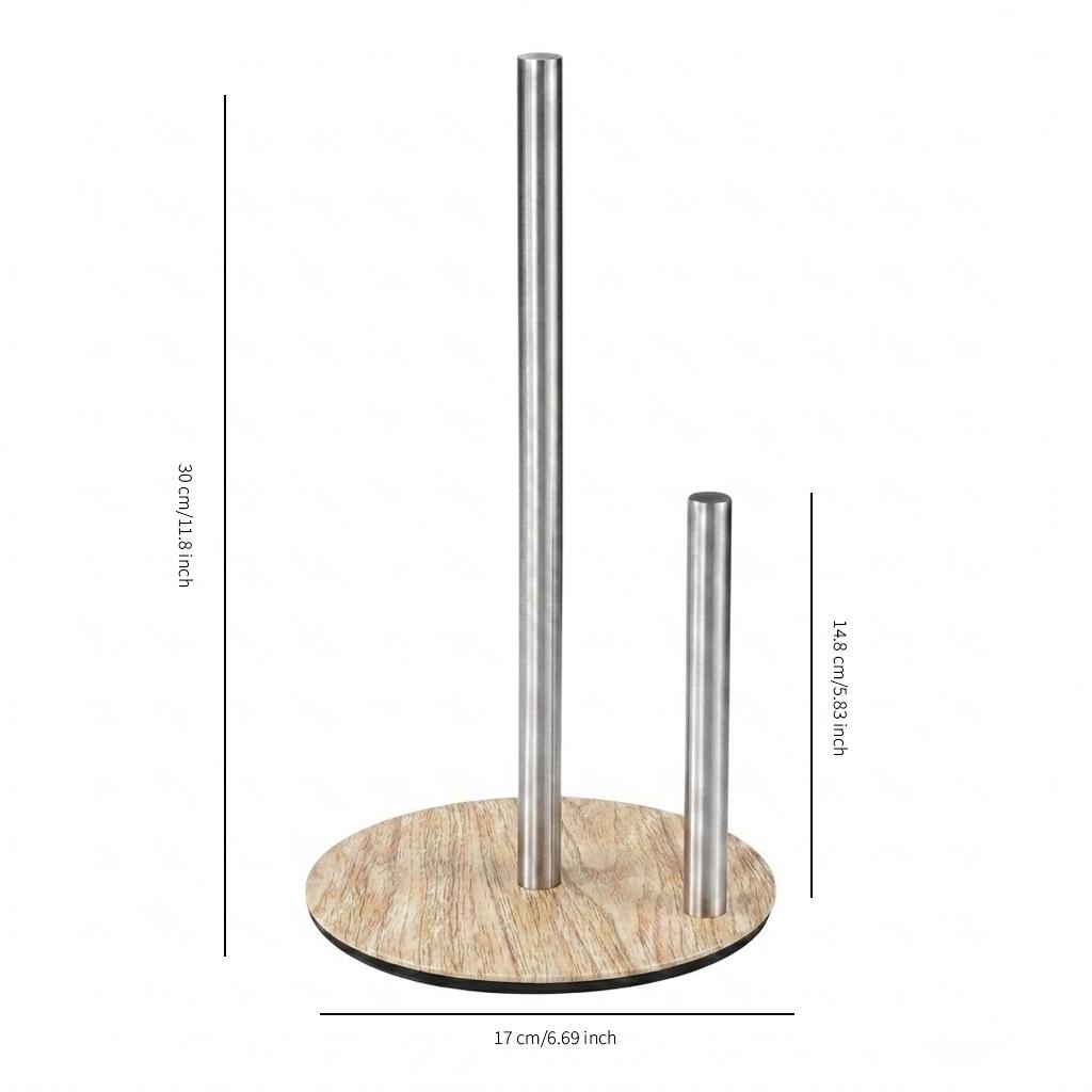 Stainless Steel Floor-Standing Vertical Paper Towel Holder