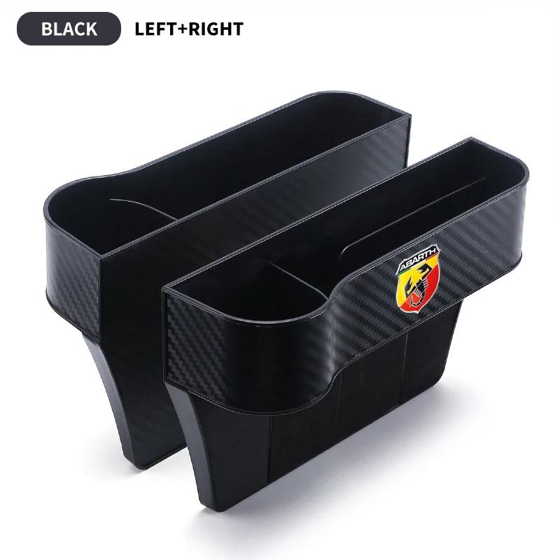 1/2PCS Car Seat Gap Water Cup Holder Universal Crevice Side Storage Box For Abarth Punto 124 125 500 Fiat Viaggio Car Accessory
