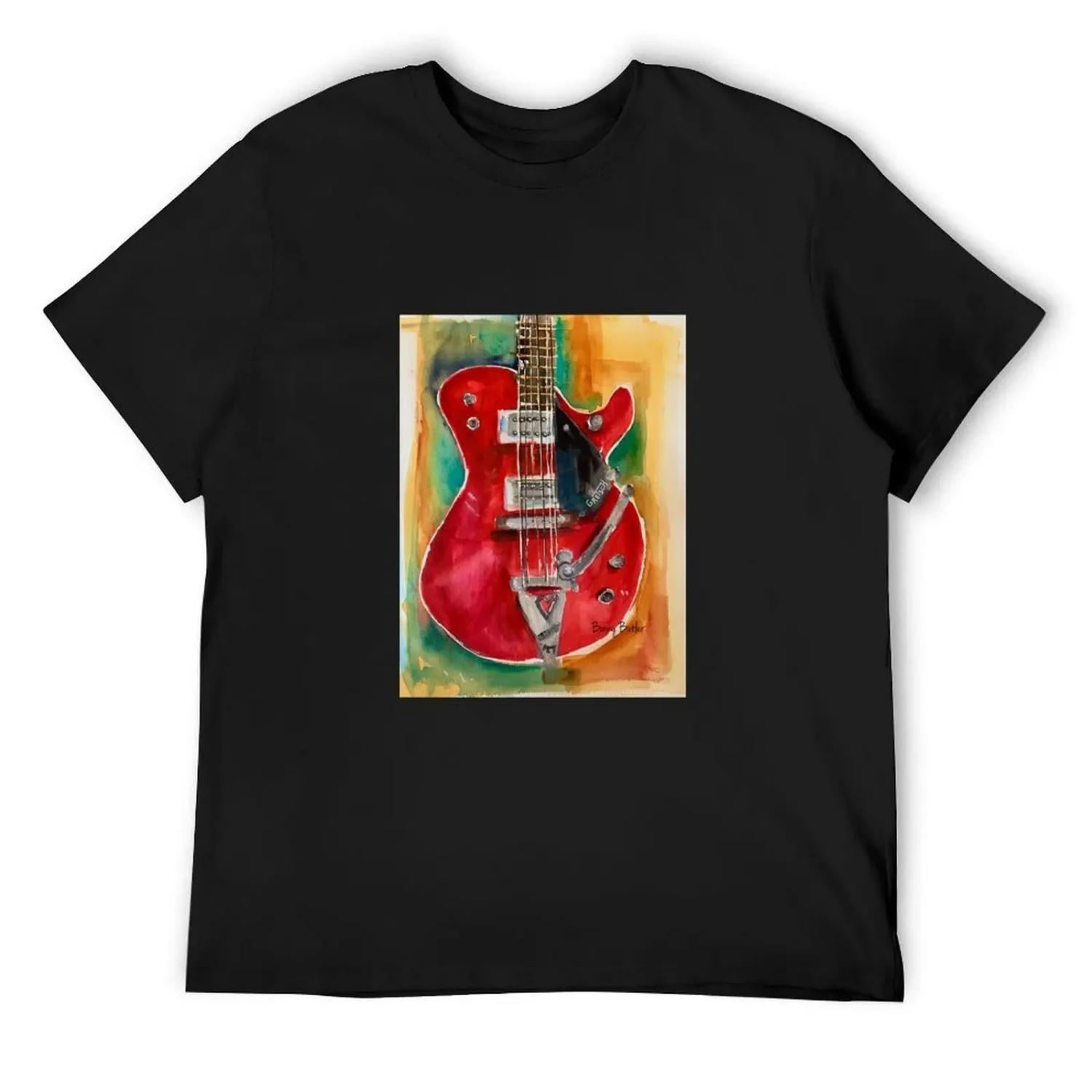 

Gretsch Duo Jet T-Shirt anime vintage clothes quick-drying sweat shirts, men XXXXXL чорний