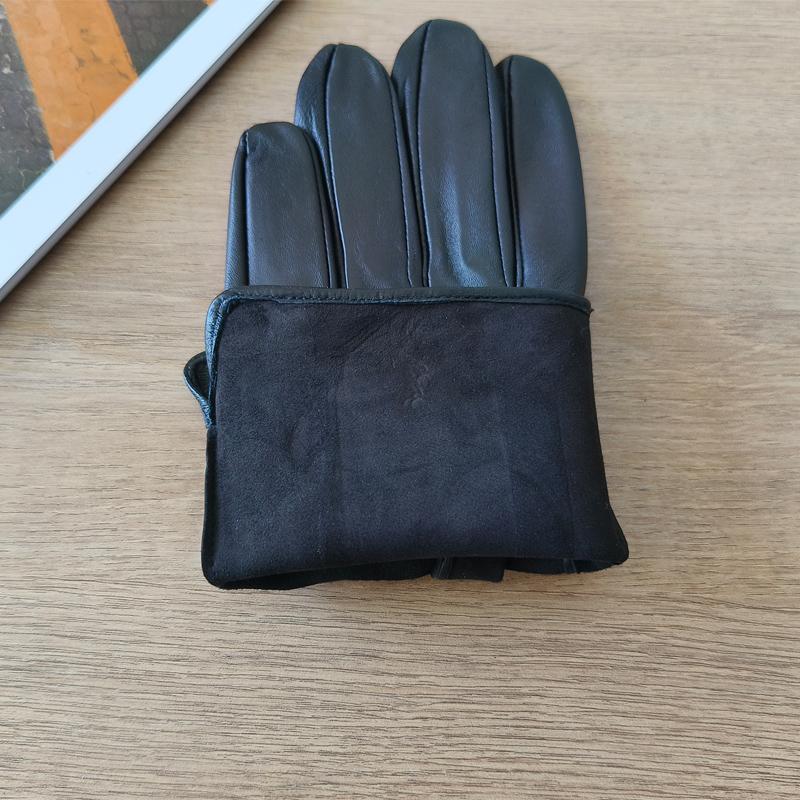 Gants d'été fins en cuir d'agneau pour hommes Protection solaire extérieure pour le cyclisme et la conduite