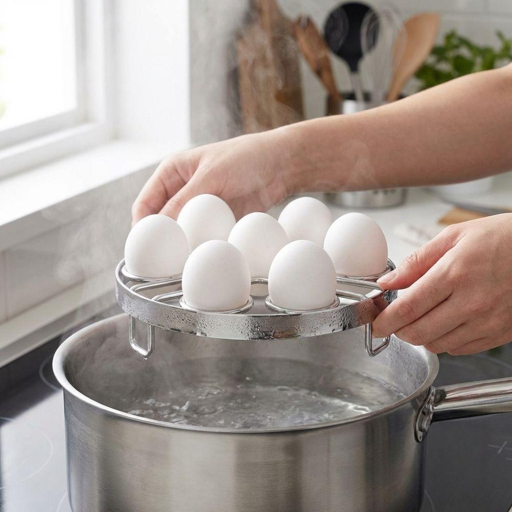 Heat Resistant Kitchen Steamer Holder Height Foot Egg Steaming Tray  Pot Cooking