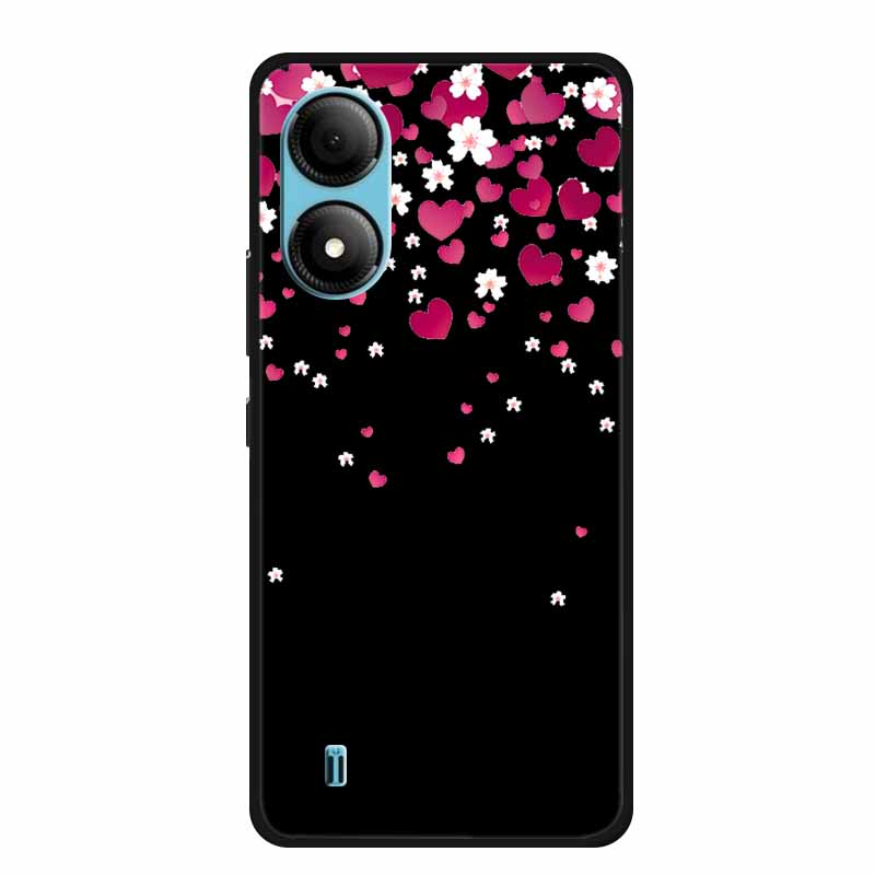 Funda For ZTE Blade A33S Case Cute Cartoon Cat Black Silicone Soft Phone Case For ZTE A33S Back Cover Case A 33 S 33s Coque Capa