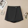 ZANZEA Women Summer Solid Color Loose Casual Short Pants