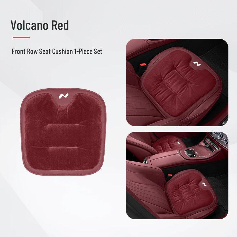 Autumn/Winter L60/L90 Flannel Car Seat Cushion and Backrest Pad for Warmth and Decoration