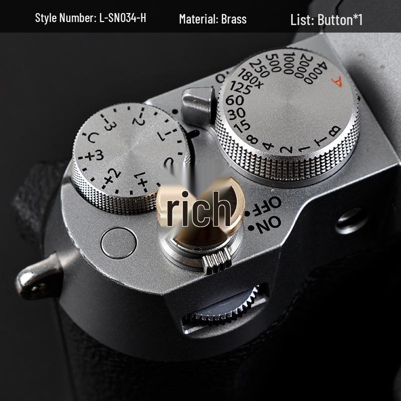 Fujifilm & Nikon Camera Shutter Button Cap for XT Series & ZF