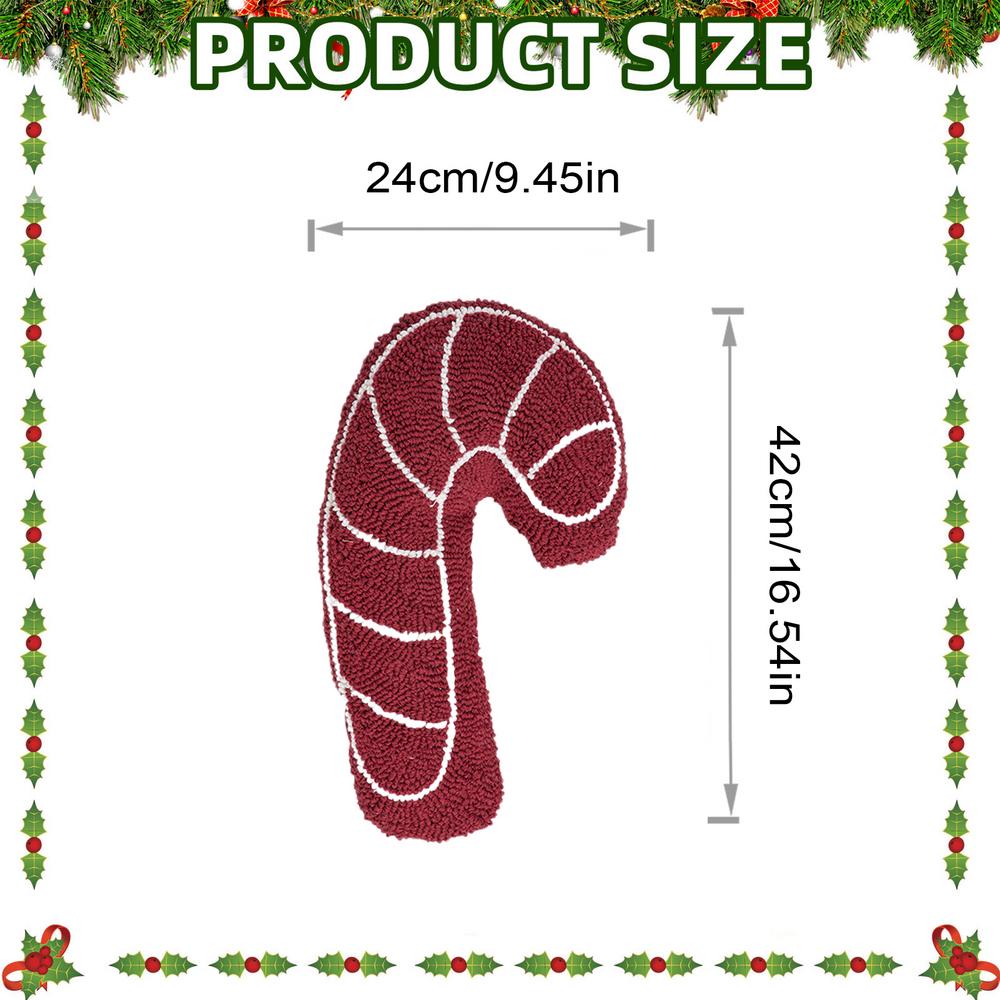

Christmas Plush Pillow Cute Winter Holiday Cushion Christmas Sofa Cushions For Bedroom Sofa Chair Home Living Room Couch Floor красный