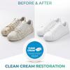 White Shoes Clean Cream 160g Solid Paste Multifunctional No Wash Sneaker Sole Cleaner Effective Dirt Stain Remover for Shoes