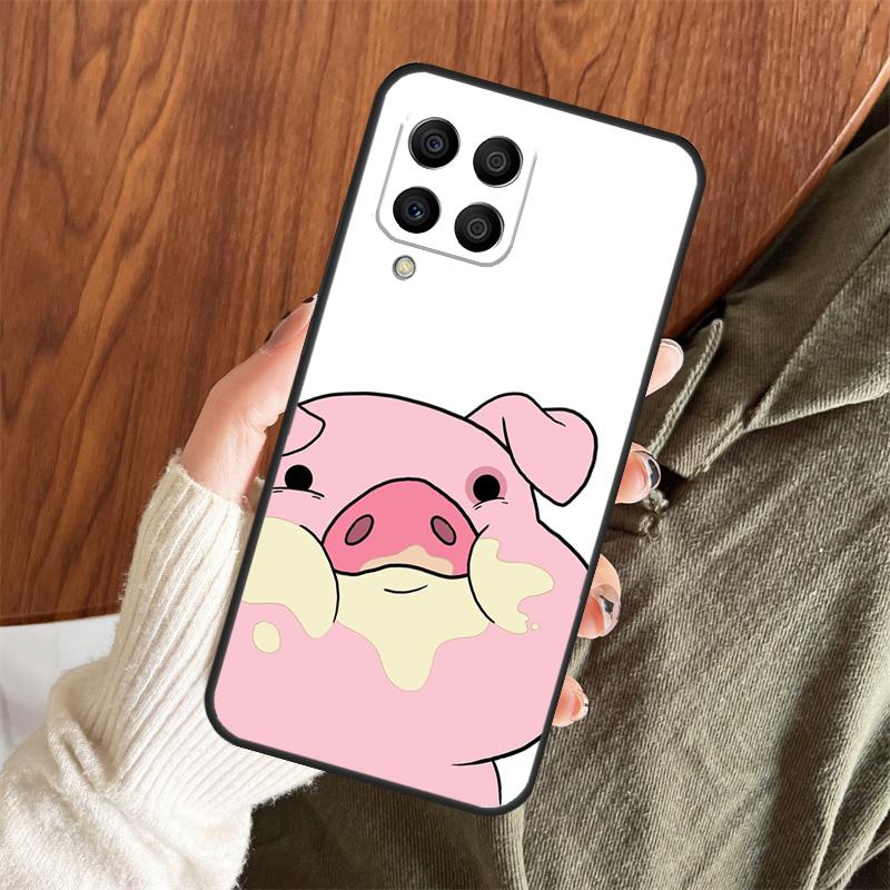Cute PINK Kawai Pig Case For Samsung Galaxy M11 M21 M31 M35 M12 M13 M14 M15 M16 M36 M56 M53 M32 M52 M55 M34 M54