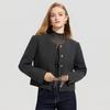 Petite Elegant Long-Sleeve Short Jacket