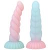 Luminous Anal Plug Sex Toys for Women Men Silicone Penis for Women Glow In The Dark Fun Toys