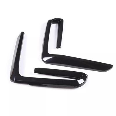 2X For BMW For X5 G05 2019-2024 Glossy Black ABS Front Fog Light Lamp Cover Trim  Parts  Accessories Black