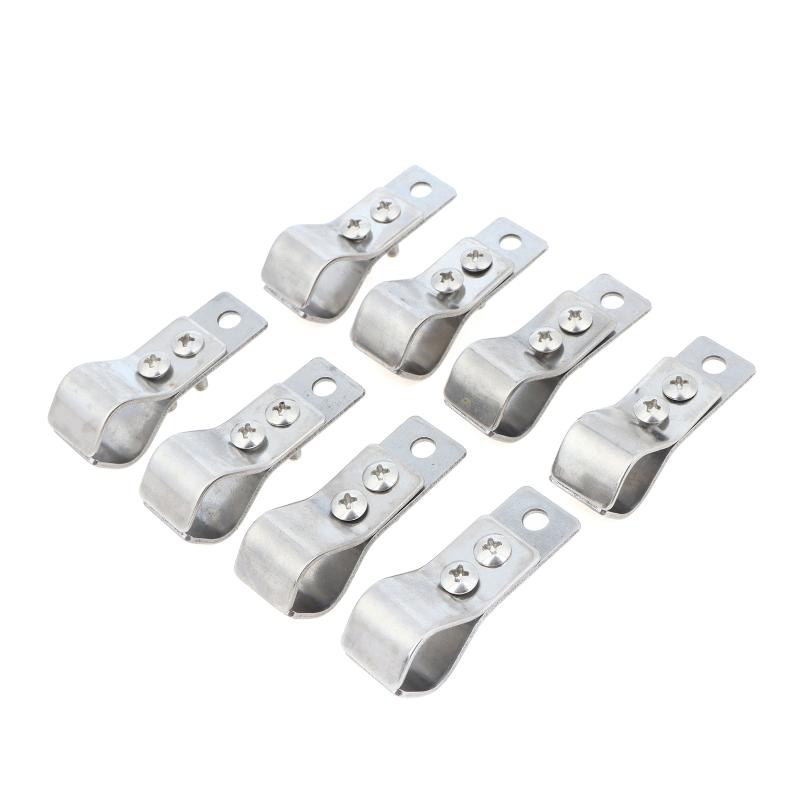 4/8 ks Malé nastavitelné svorky na kladky závěsů Pevné panty pro rolety do oken Příslušenství pro domácí DIY opravu závěsů