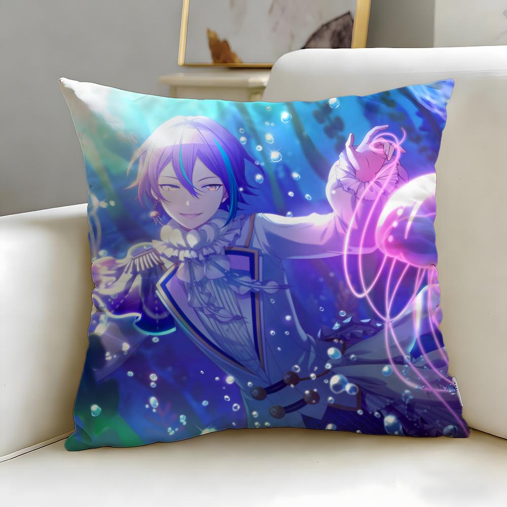 popular anime character Kamishiro Rui Cushion Cover Soft & Easy-Wash Pillow Case – Versatile for Couch, Bed, Travel and Office