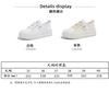 Fashion 2025 Summer Internet Celebrity Breathable Little White Shoes, Women's Net Shoes Versatile Thick-soled Lace Thin Casual Shoes