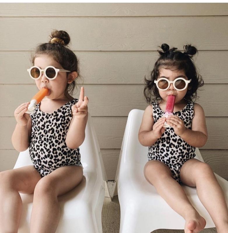 Summer Retro Round Kid Polarized Sunglasses UV 400 for Protection Child Sunglasses Holiday Outdoor