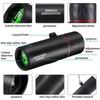 1111x11 HD Monocular Telescope Mini Portable with Phone Holder for Travel Camping Hiking Bird Watching Stargazing