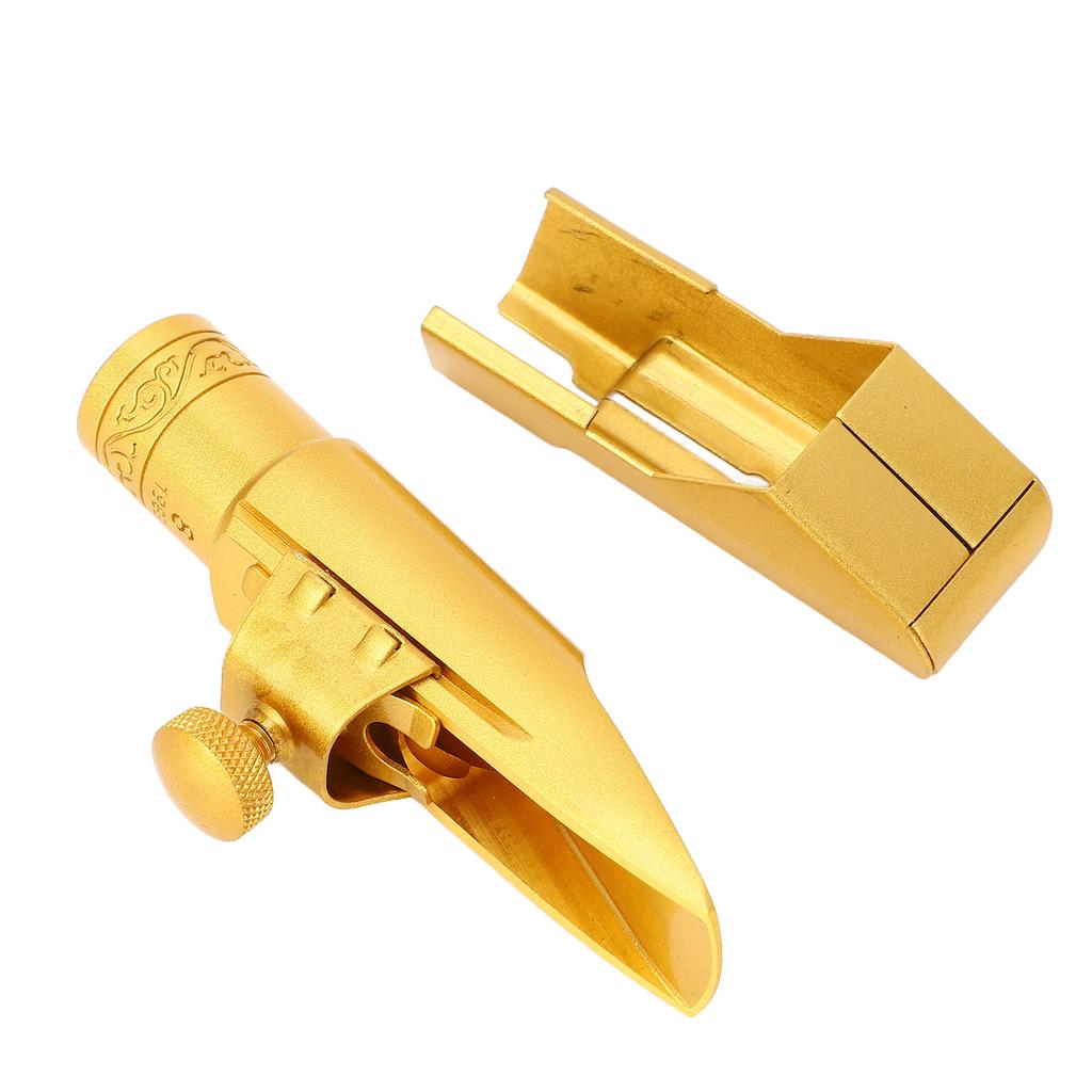 Altsaxophonmundstück 8C Messing vergoldet Es-Altsaxophonmundstück zum Ersatz