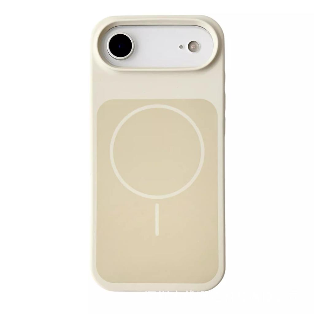 Applicable to iphone11Promax two-color liquid thin ring magnetic mobile phone case Apple 11 all-inclusive silicone protective case