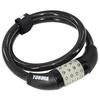 TORUNA11 Bicycle Wire Lock with Number Set and Black Dial, 700mm,