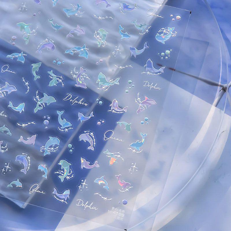 

Ракушка Легкая Фантазия Дельфин Наклейка для Ногтей Tomoni Тисненая Японский Стиль Океанский Стиль Милые Украшения для Ногтей Shell Light Dream Dolphin 4109