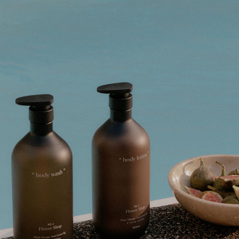 Hetras Hotel Therapy Perfume Body Wash Lotion Large Capacity Set 1013ml Flower Park