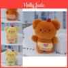Charming Butter Bear Plush Keychain Sweet Teddy Bag Decoration Keyholder