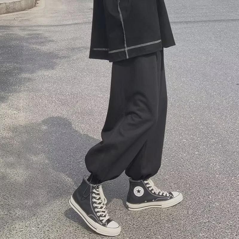 Trendy graue Winter-Jogginghosen und Leggings im amerikanischen Stil für Herren