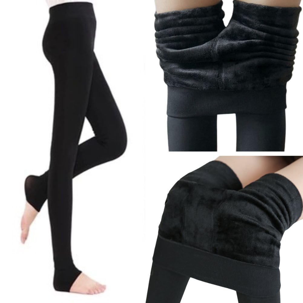Extra 8 Blanket Slimming Effect [Lakeruta] Fleece-lined Leggings, Tights, Women's, Warm, Thick, Colors, Warm, Fabric, Stockings, Stretch, Compression,