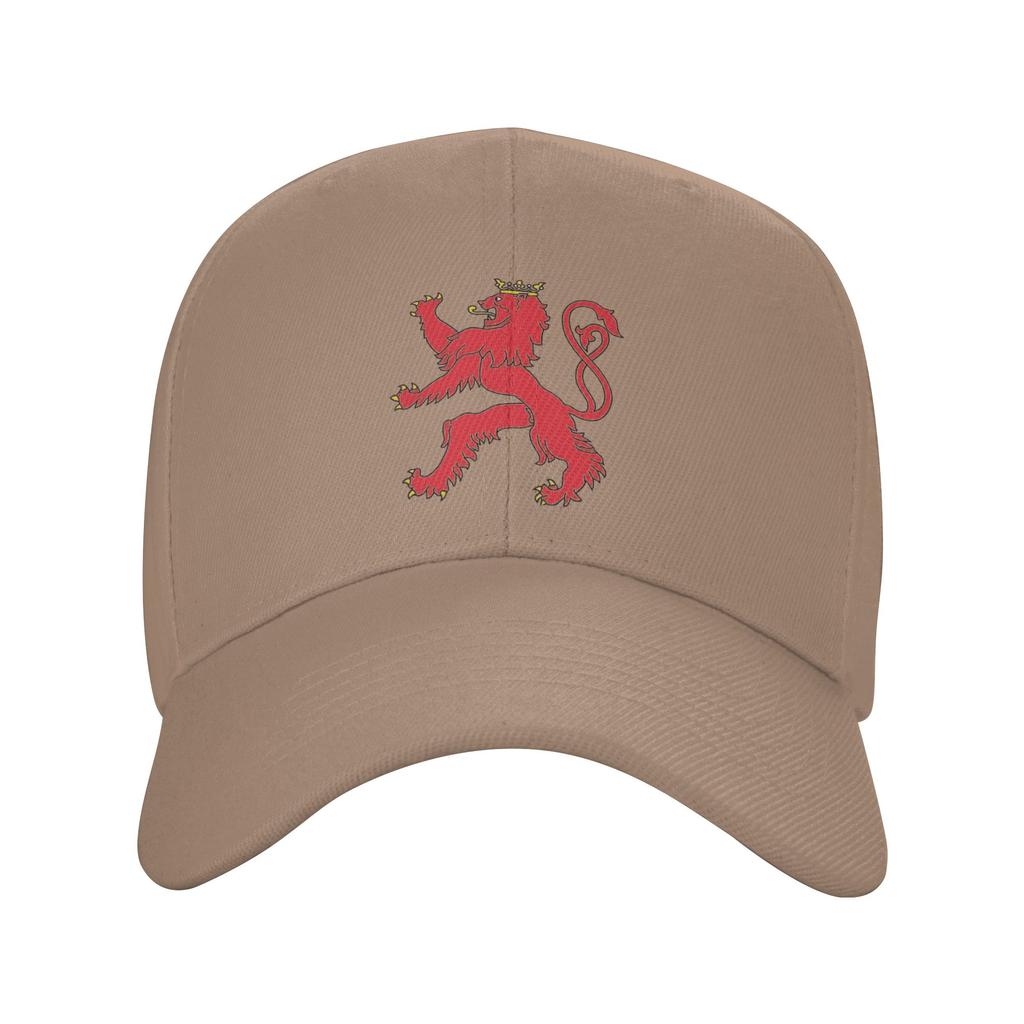 Roude Liw Red Lion Casual Baseball Cap Spring Trucker Hat Sunscreen Hunting Camping Hip Hop Hats Unisex Women Baseball Caps