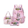 Popular Rhythm Box Sprunki Music Game School Bag Backpack Pencil Bag Three-piece Student Backpack D