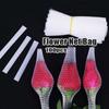 100Pcs/set Transparent Rose Protective Covers Soft Convenient Makeup Brushes Net Flexible Mesh Flexible Protectors Cover
