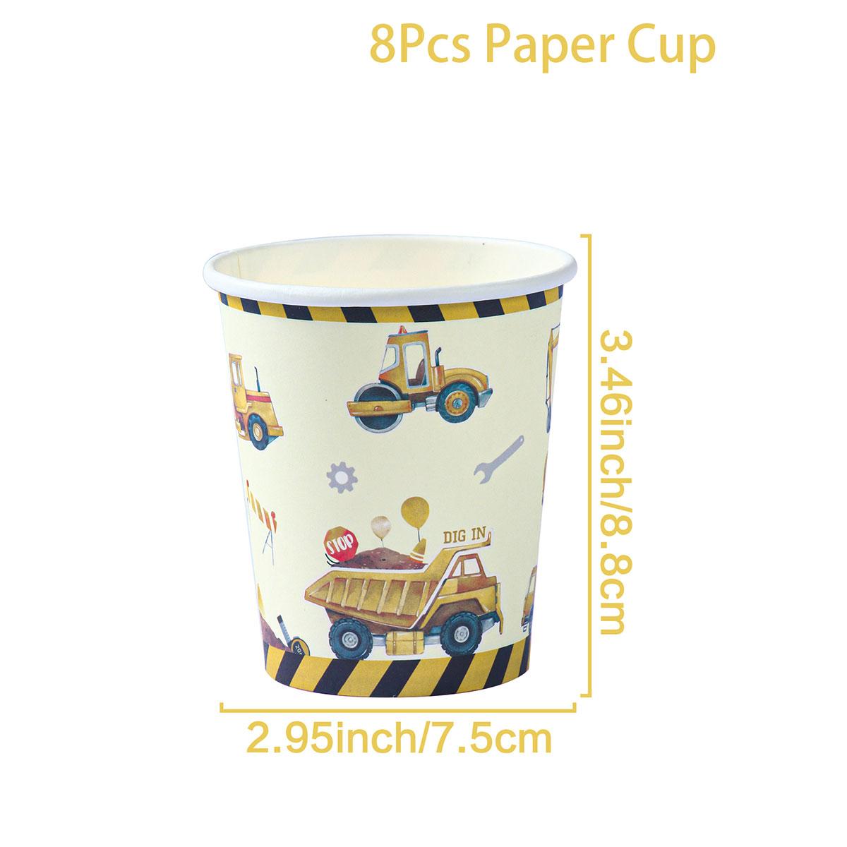 

Строительная вечеринка Посуда Инженерное дело Машина День рождения Украшения Дети Мальчик Грузовик Экскаватор Товары для вечеринки Baby Shower