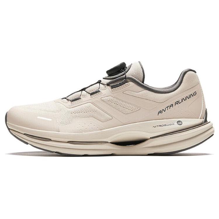 

new Anta Unique Shock Absorbers Rebound Low Top Running Shoes Men s Beige 39
