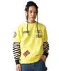 WEST COAST FADE WASH S/S SWEAT Men's L 060 Yellow 783-3135005