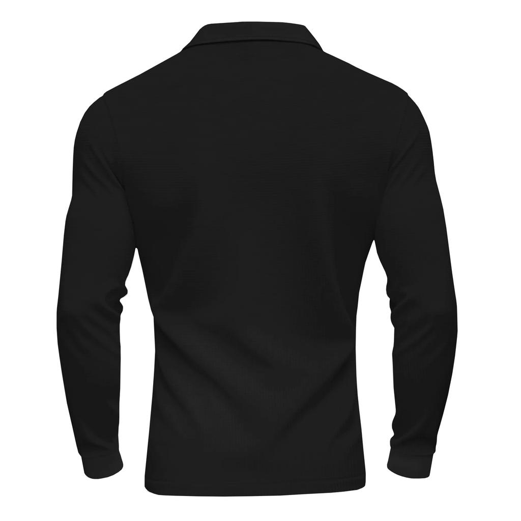 Spring Autumn Lightweight Breathable Men's Polo Shirts Casual Long Sleeve Quick Dry Comfortable Fit Polos