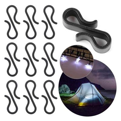 10/50 stuks Plastic Haken S-vormige Hangers Kerstverlichting Clips Plastic Buiten Dakgoothaken voor Kerstversiering