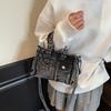 Niche Retro Versatile Washed Denim Handbag Bag New Shoulder Messenger Bag Fashion Casual Bag