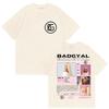 Rapper Bad Gyal Album Tour T-shirt Unisex's and Women's Summer Cotton Y2K Clothing Breathable Hip Hop Round Neck Short Sleeve Top