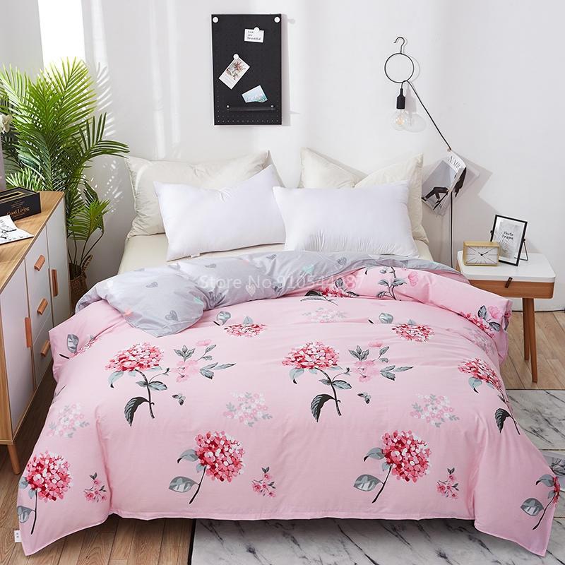 Love Pattern Cotton Duvet Cover Spring Autumn Quilt Cover Single Double Twin Full Queen King Comforter Blanket Case Textile 1pc