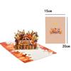 Thanksgiving Day Card 3D Pop Up Thank You Greeting Cards