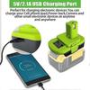 DM18RL Converter Battery Adapter for Dewalt 20V for Milwaukee 18V M18 Llithium Battery Convert to for Ryobi Power Tools
