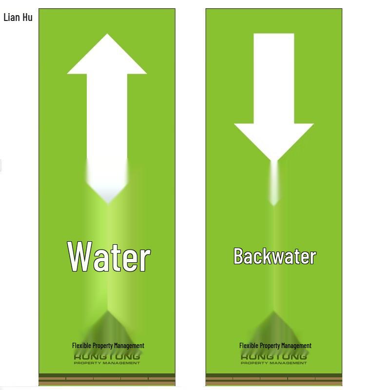 Lianhu Reflective PC Water Flow Warning Sign