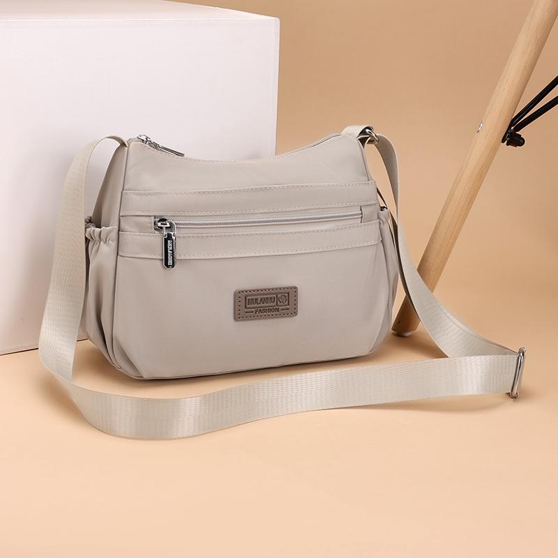 Malá čtvercová taška Mateřská taška Dámská taška Vícevrstvá Lehká Velkokapacitní Taška přes rameno a crossbody