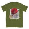 Oversized T Shirt Summer Streetwear Graphic Dark Floral Urban Aesthetic ON Back Fashion TShirts Short Sleeve Clothing