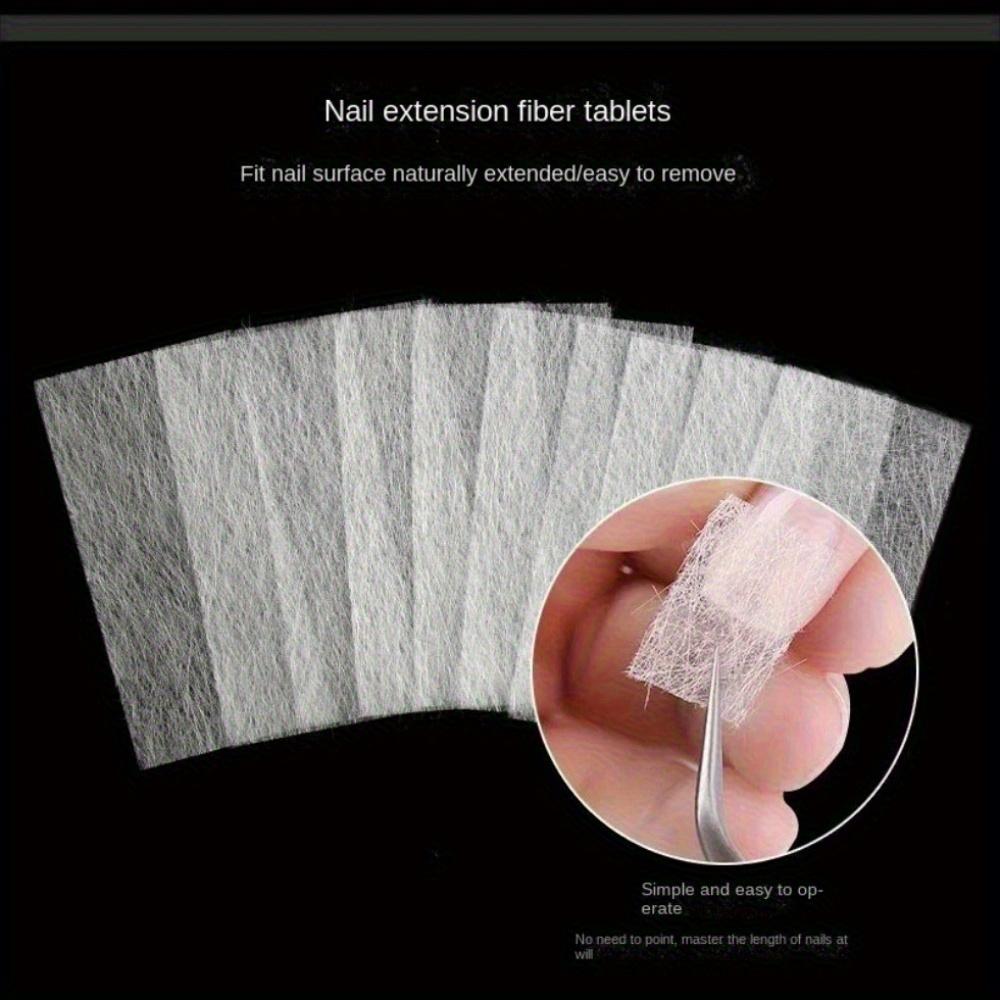 Nail Extension Silk Fiberglass Non-woven Silks Form Wrap Manicure Building UV Gel French Acrylic Tips Glass Fiber Paper