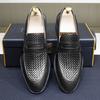 Classic Men's Penny Loafers Genuine Leather Handmade Party Wedding Formal Footwear Office Business Dress Shoes for Men