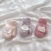 2-6 years old, Korean blogger, children's baby gloves, winter velvet warm bunny bear children's neck bag finger batch