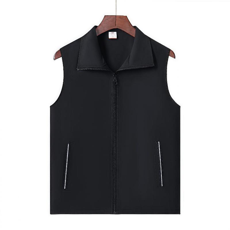 Outdoor Men's Pocket Vest Jacket Pographer Vest Worker Electrician Welder Car Repair Work Vest high-end custom logo