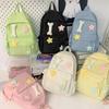 Schoolbag Schoolbag Girls Junior High School High School Students Simple Popular Backpack Lightweight College Style Girl Backpack