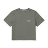 SNOWPEAK Cotton Women's Crop Short-Sleeve T-shirt Light Khaki (S25MWFTS65)